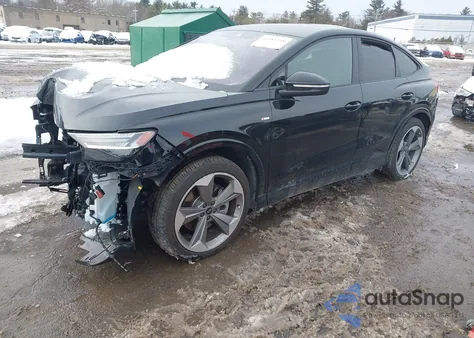 2024 Audi Q4 Sportback E-Tron Prestige 55 Quattro из США, поврежденный, VIN WA14UBFZ3RP074793